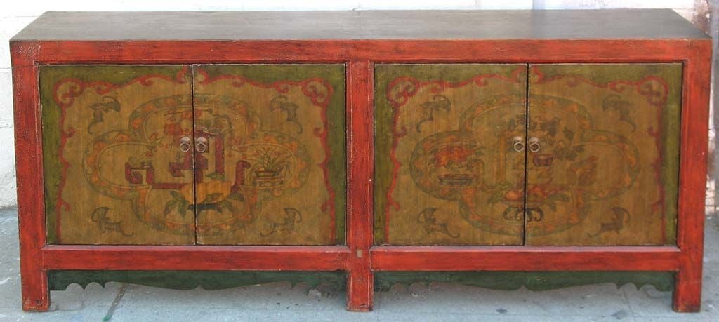 Large Mongolian Sideboard, 19th Century