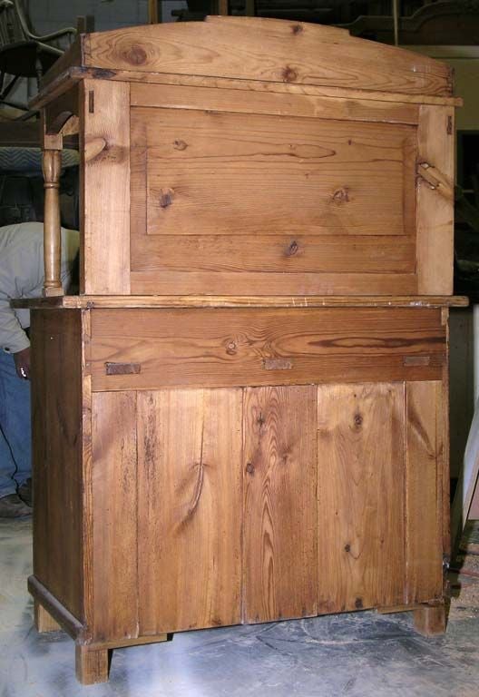 Pine Art Nouveau Sideboard or Buffet For Sale