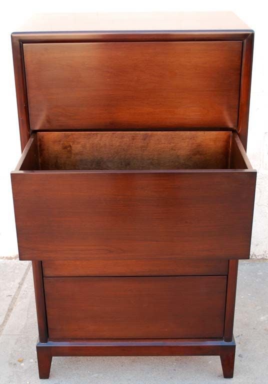 Minimalist Highboy Dresser/Chest of Drawers, by Petersen Antiques For Sale