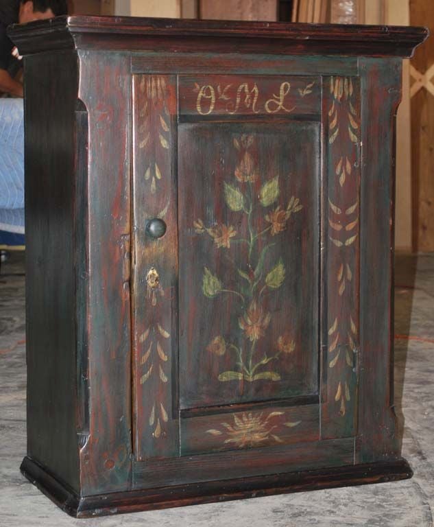 Painted Wall or Floor Cabinet