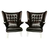 Pair of Papa Bear chairs by Hans Wegner Pair of Papa Bear chairs by Hans Wegner