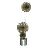 Sea urchin decorative floor lamp by Curtis Jere