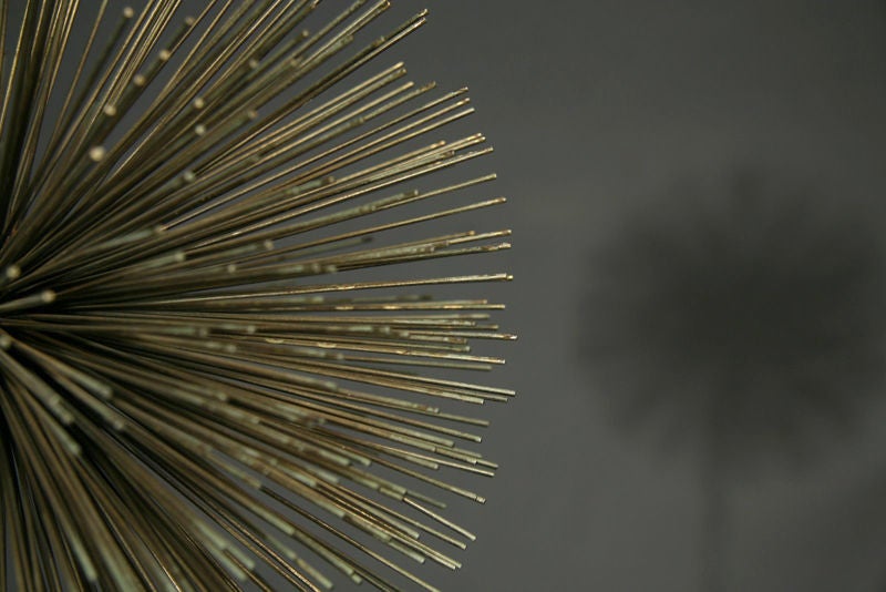Late 20th Century Sea urchin decorative floor lamp by Curtis Jere