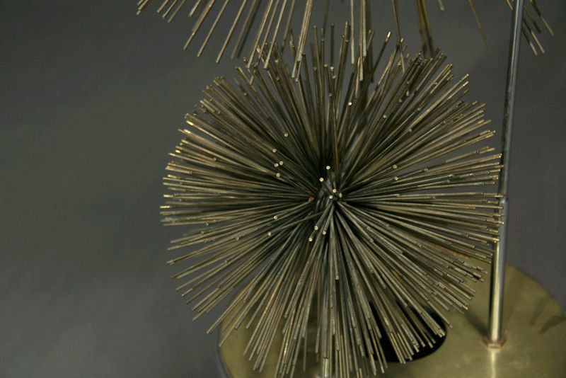 Sea urchin decorative floor lamp by Curtis Jere 3