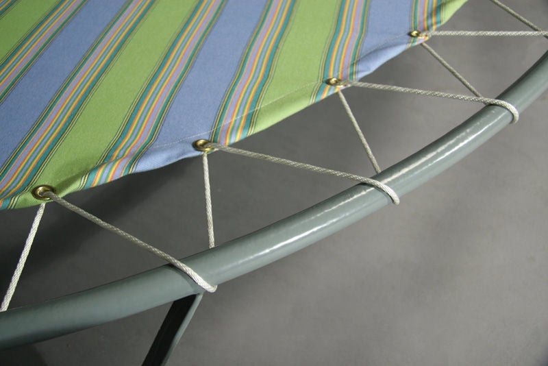 Fabric Striped fabric outdoor lounge by Brown Jordan