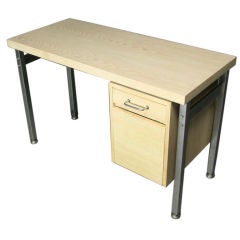 Small Bleached Oak Desk by Hans Wegner 10