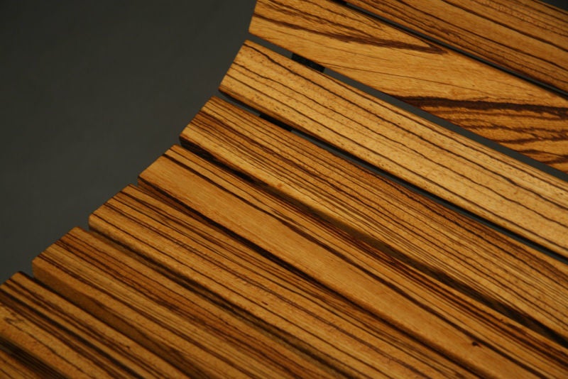 Zebra Wood Thomas Hayes Studio limited edition bar stools in various woods