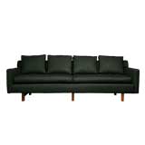 Charcoal Gray sofa by Edward Wormley for Dunbar