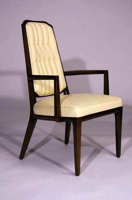 Set of Eight Mahogany Dining Chairs by Monteverdi-Young In Good Condition In Hollywood, CA