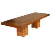 Peroba wood dining table by Jose Zanine Caldas