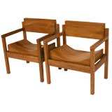 Pair of Tree Trunk Chairs by Joaquim Tenreiro
