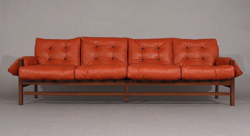 red leather straps