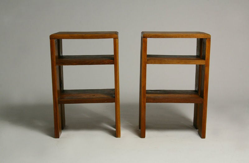 Pair of solid  ipê night stands by Jose Zanine Caldas