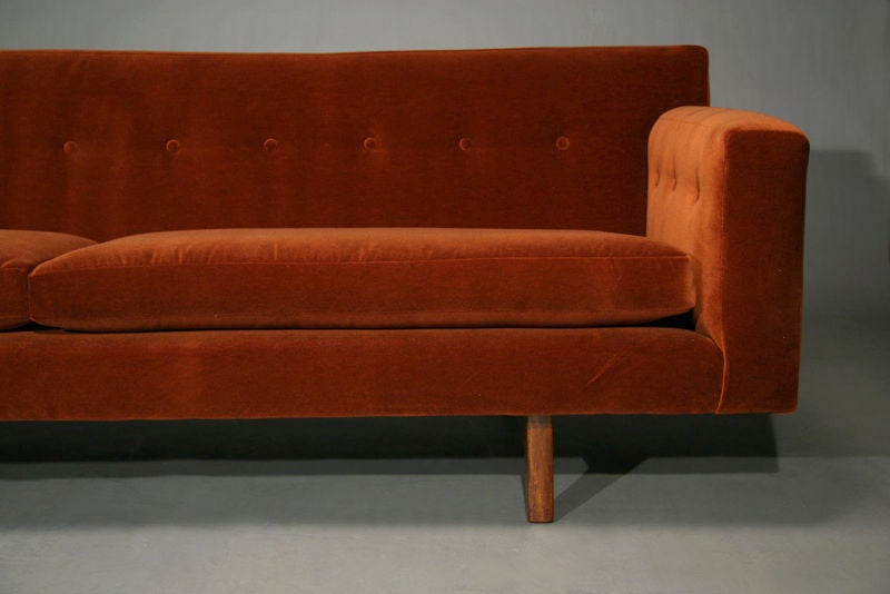 American Mahogany sofa by Dunbar / COM only For Sale