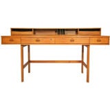 Teak flip top desk by Lovig