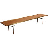 Long low coffee table by Finn Juhl for Bovirke