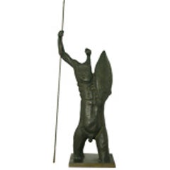 Heavy Cast Bronze Sculpture by Xico Stockinger 5