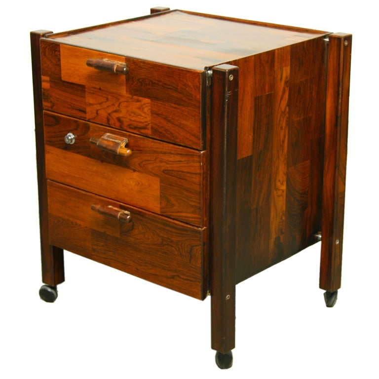Three drawer rolling office file or nightstand by L
Atelier