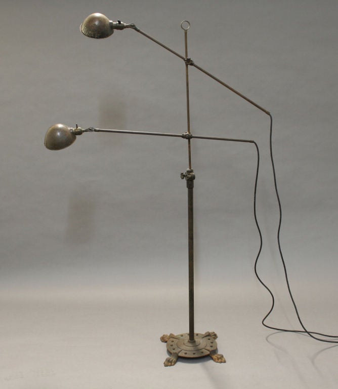 Machined Brass Telescoping Lamp / O.C. White 1