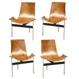 Set of Four T Chairs /  Katavolos