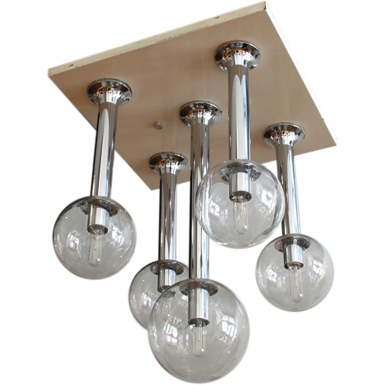 Ceiling fixture by Vico Magistretti circa 1960 Italy