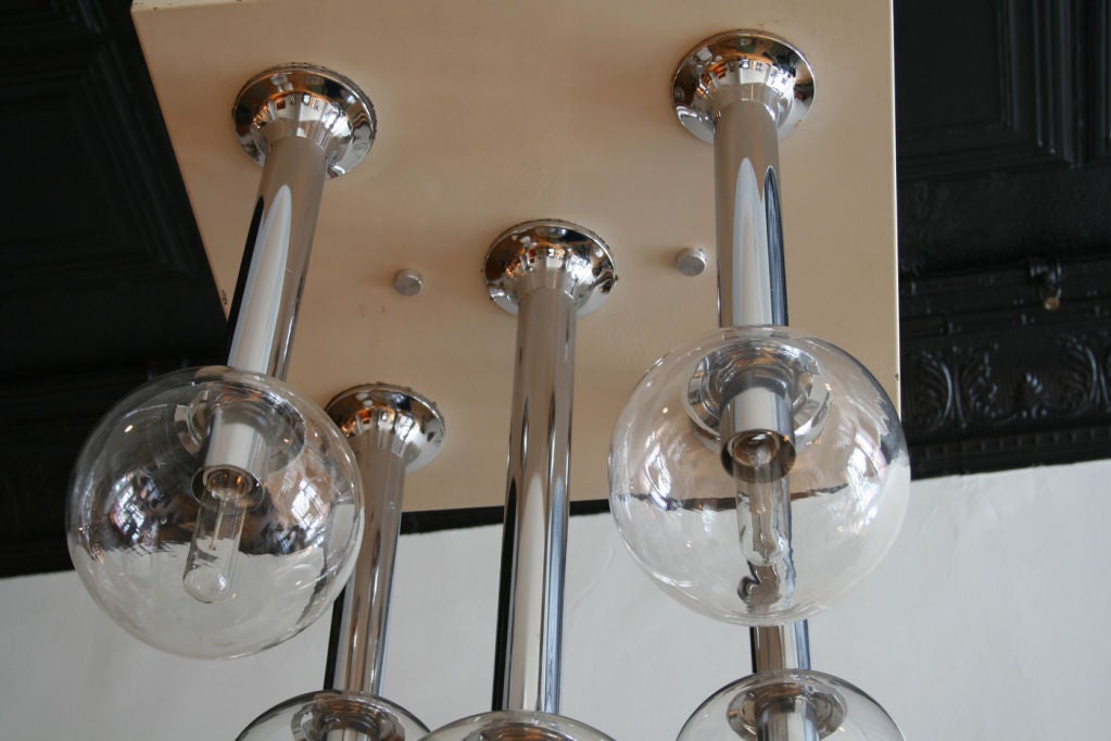 Mid-Century Modern Ceiling fixture by Vico Magistretti circa 1960 Italy