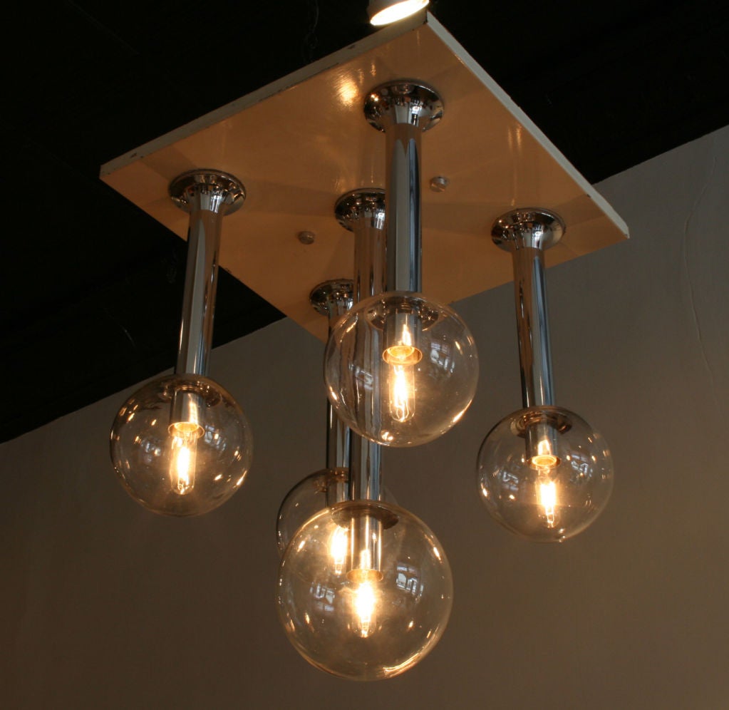 Ceiling fixture by Vico Magistretti circa 1960 Italy In Good Condition In Jersey City, NJ