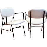 Pair of lounge chairs by  Frederick Weinberg