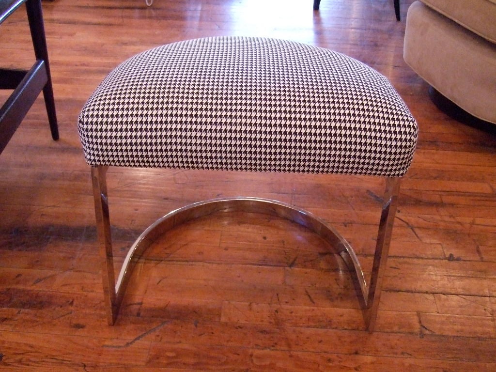 American Houndstooth Stool