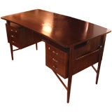 Danish 6 Drawer Desk