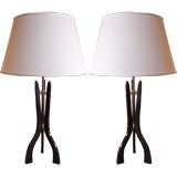 Pair of Kagan Style Lamps