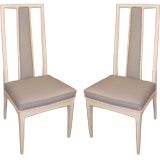 Pair of John Stuart Highback Chairs