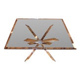 Great Chrome X Base Coffee Table
