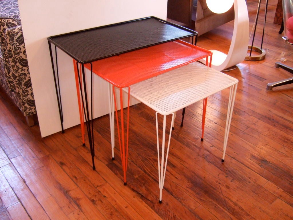 Trio of  Mategot Nesting Tables In Excellent Condition In New York, NY