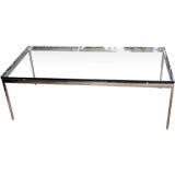 Chrome Coffee Table in the Manner of Florence Knoll