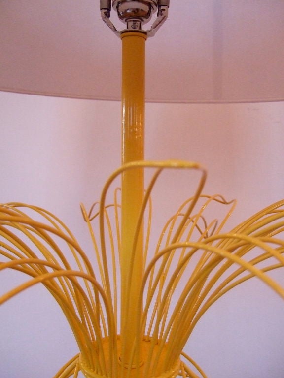 Yellow Pineapple Lamp by FerrisShacknove at 1stdibs