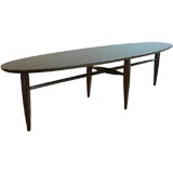 Dark Chocolate Surfboard Coffee Table