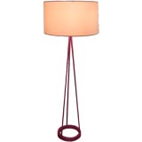 Fuschsia Tripod Floor Lamp