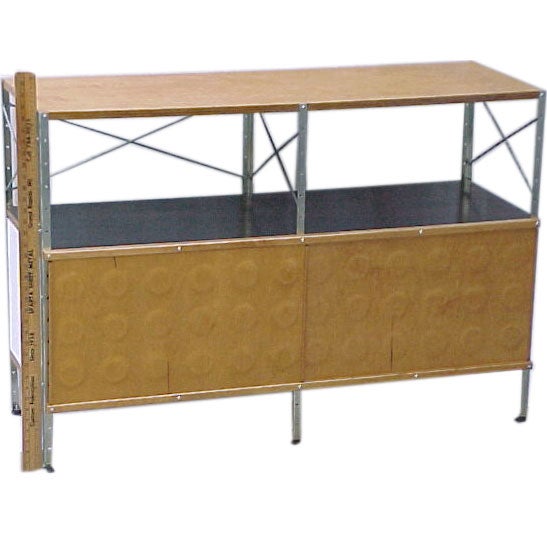 Eames ESU 220-C Cabinet with bubble laminated doors