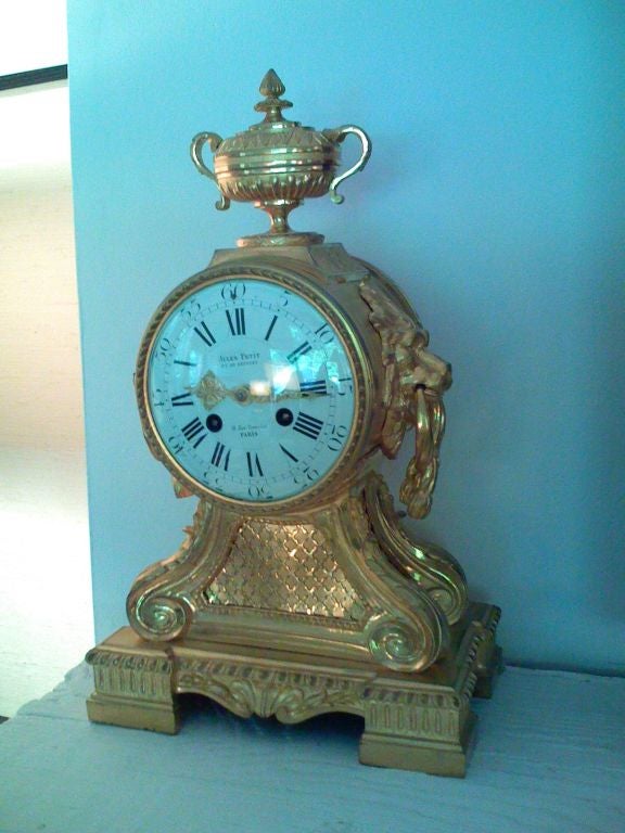 A Fine French Mantel Clock by Jules Petit, Paris