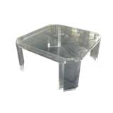 A Lucite coffee table attributted to Charles Hollis Jones