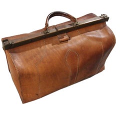 Vintage A Late Victorian Gladstone Bag