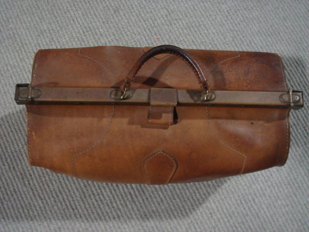 Leather A Late Victorian Gladstone Bag