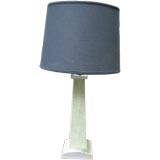 A Shagreen Covered Lamp