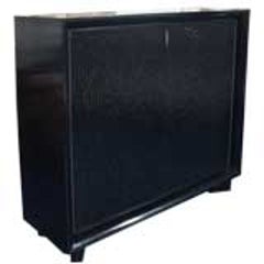Impressive Custom Gouged Oak Cabinet 5