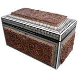 Antique A Fine Anglo-Indian Tea Caddy Box