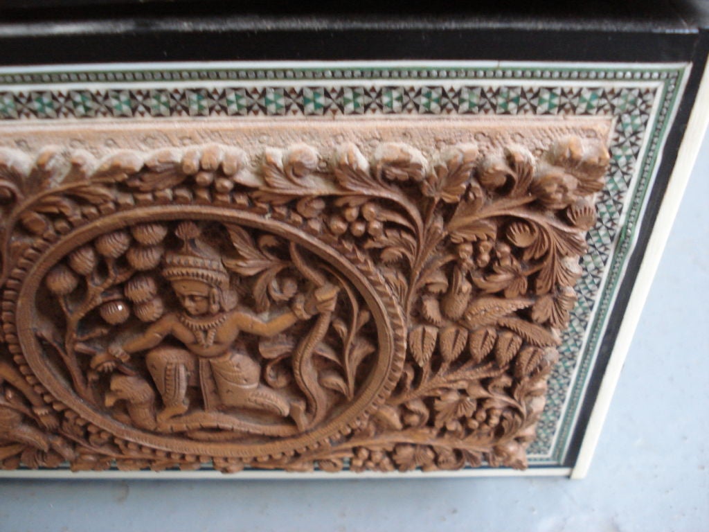 A Fine Anglo-Indian Tea Caddy Box 2