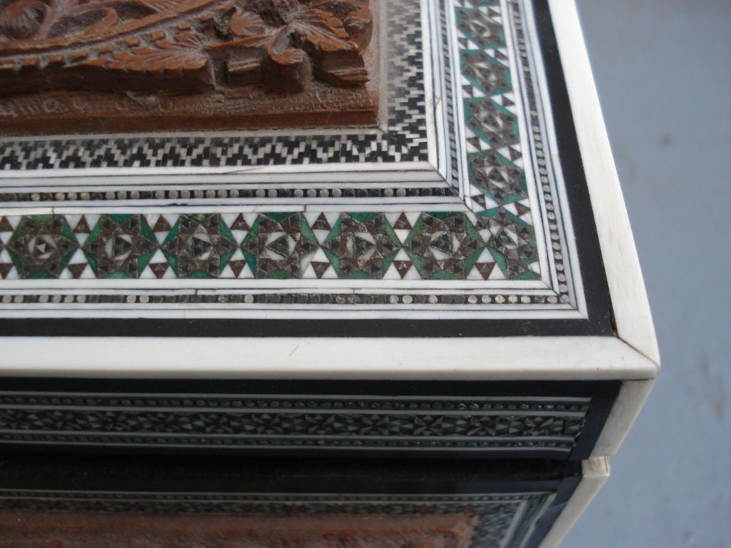 A Fine Anglo-Indian Tea Caddy Box 3