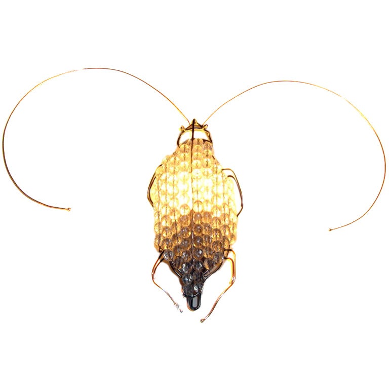 A Diamond Light in the shape of a bug by Paul Mathieu