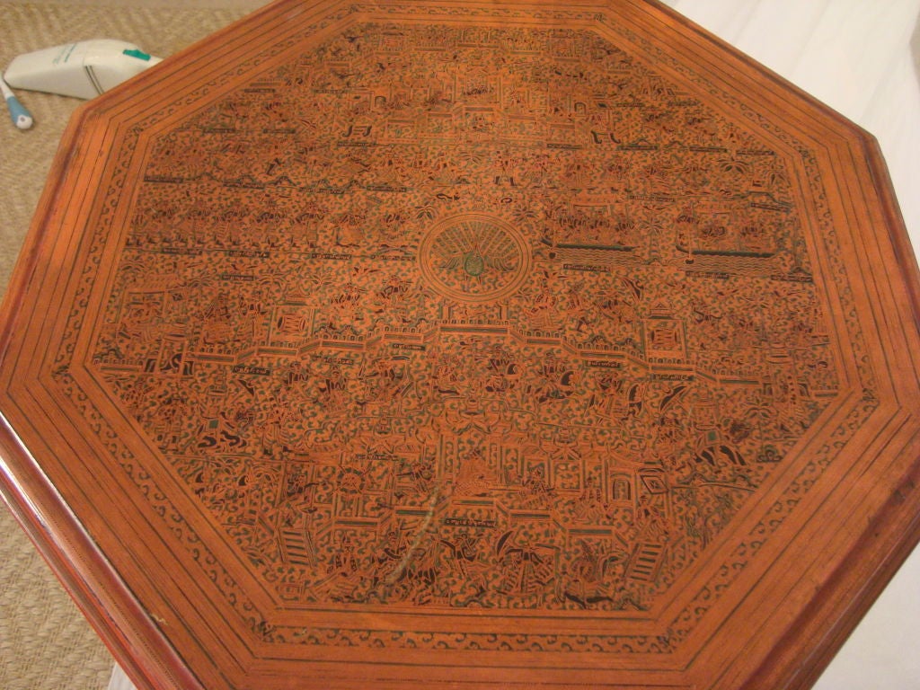 20th Century Very Fine Balinese Pedestal Table